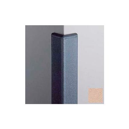 Pawling Surface Mounted Corner Guard 90Deg, 2'' Wings, 12'H W/ Caps, Doeskin CG-20-12-268